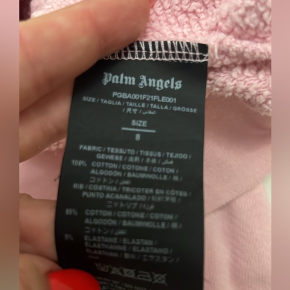 PALM ANGELS girls fleece sweatshirt. - Picture 4 of 4